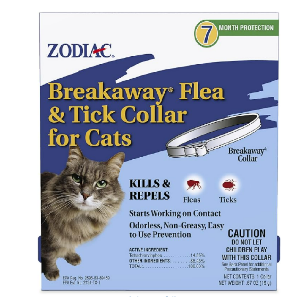 Zodiac Breakaway Flea and Tick Collar for Cats
