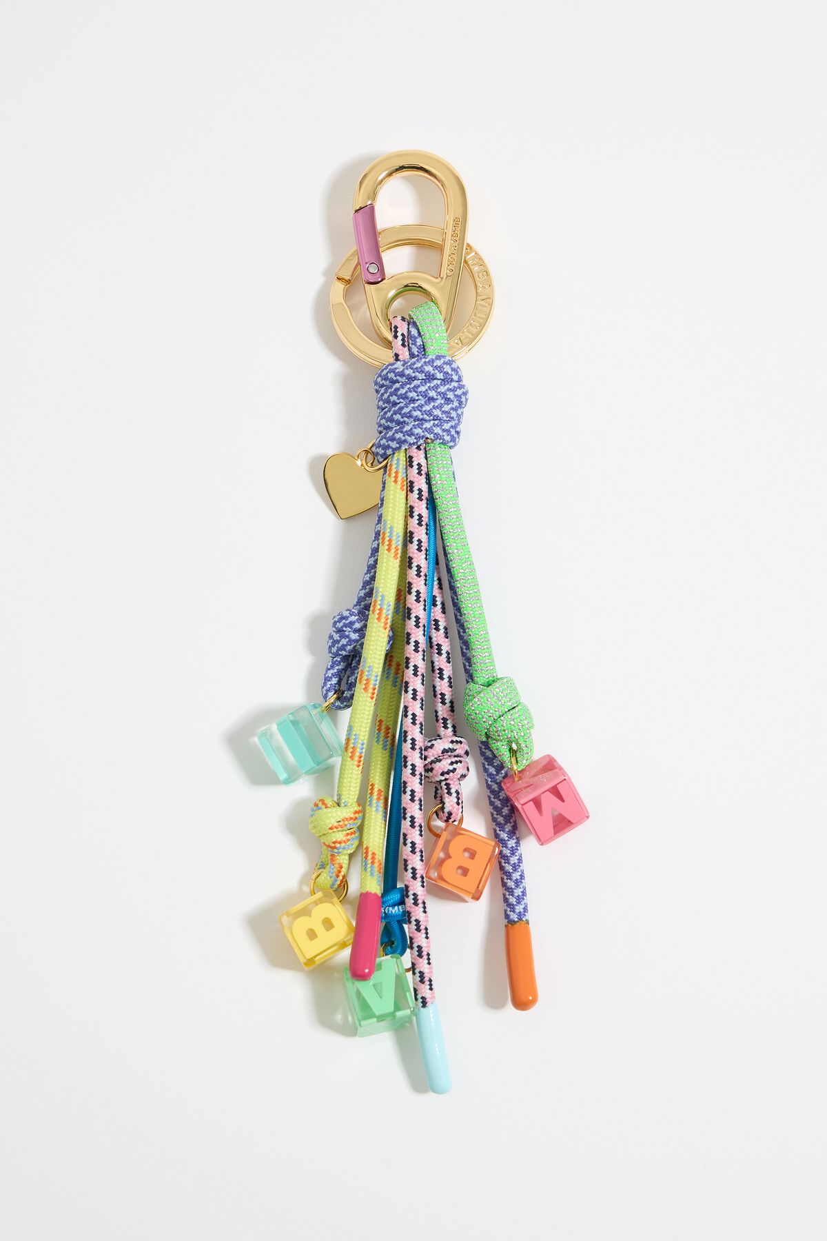 Multicolor Blue Rope Key Ring