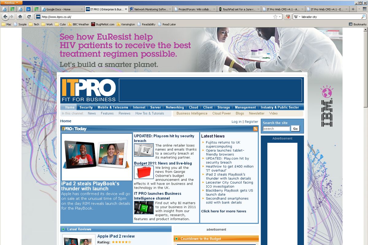 Mozilla Firefox 4's new interface
