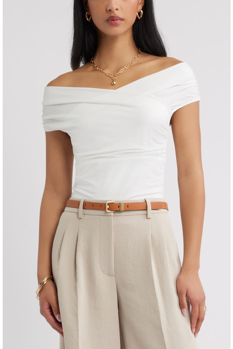 Crossover Off the Shoulder Top