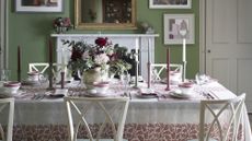 Traditional dining room ideas – a scheme in Farrow & Ball's Yeabridge Green