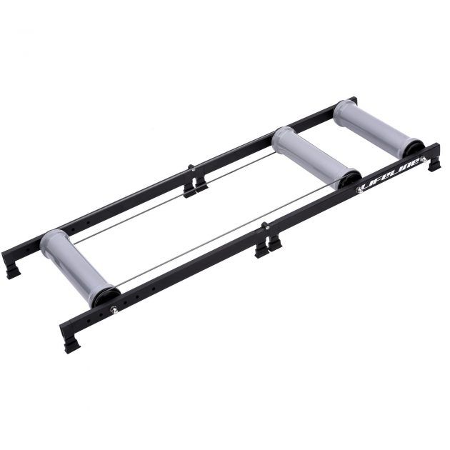 Image shows the LifeLine RT-01 Roller Trainer for indoor cycling
