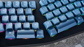 Photograph of the Keychron V8 Max ergonomic keyboard