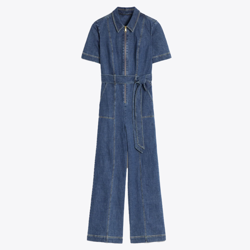 Blue denim jumpsuit, Boden