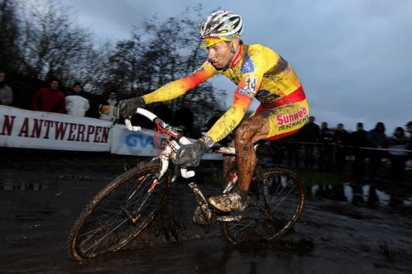 It was a mud bath out there