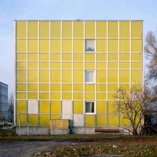 The Yellow Housing Estate in Warsaw, Poland