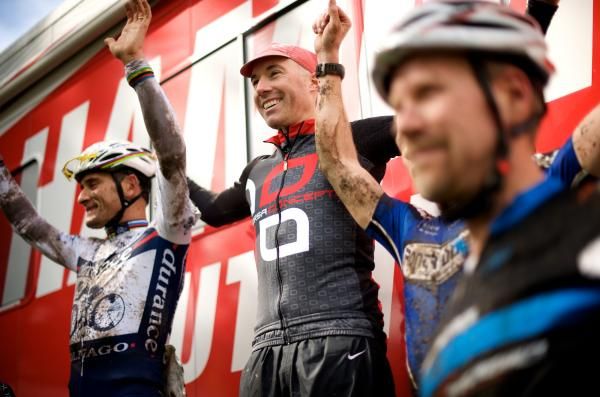 The Master Men's 1/2 podium.