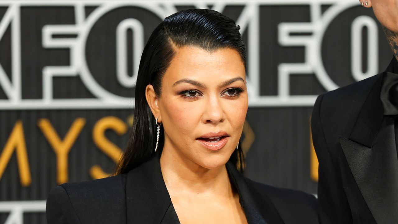 Kourtney Kardashian attends the 75th Primetime Emmy Awards at Peacock Theater on January 15, 2024 in Los Angeles, California.