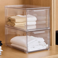 mDesign Clear Stacking Organizer: View at West Elm