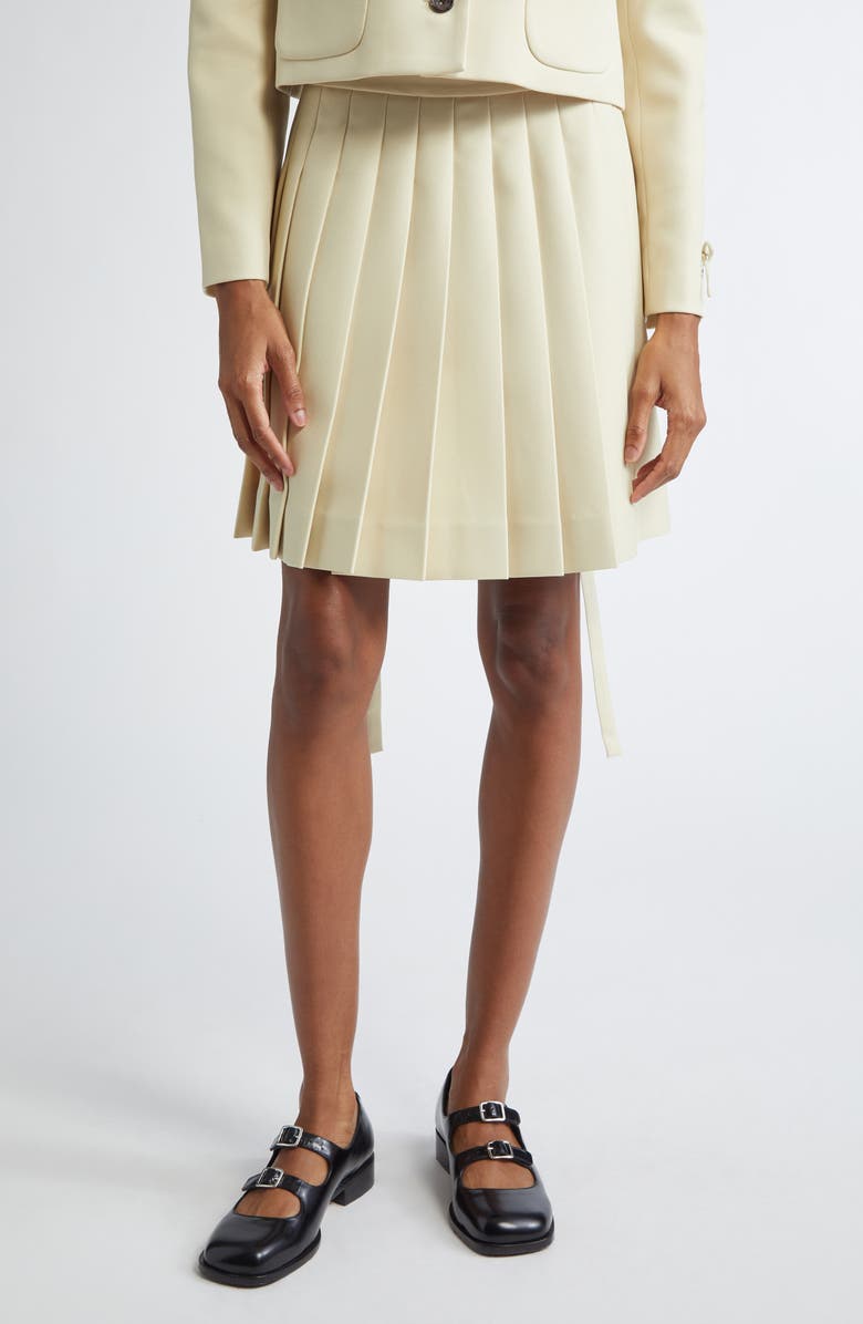 Lilo Pleated A-Line Skirt
