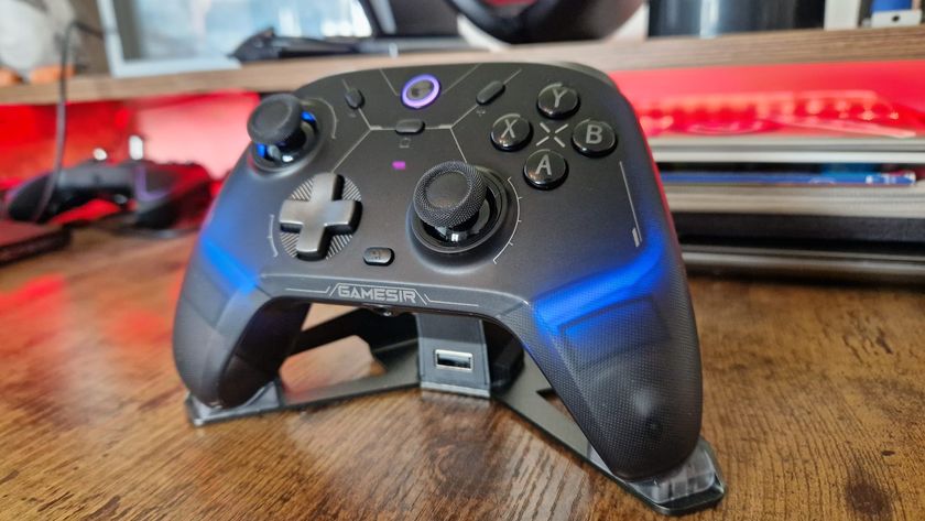 The GameSir Cyclone 2 review on its charging stand