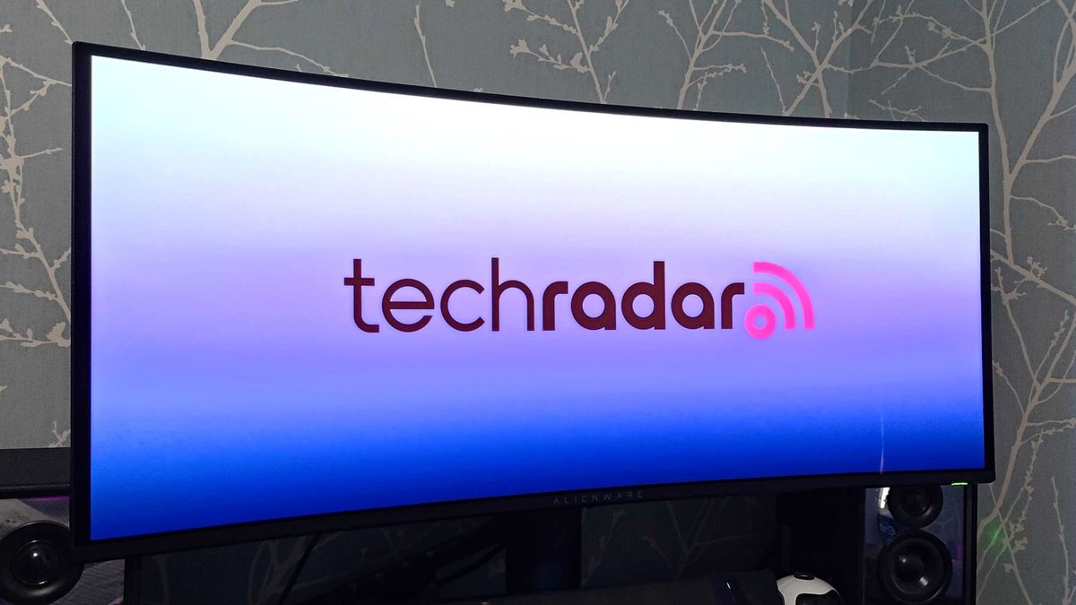 TechRadar logo on AW3426DW