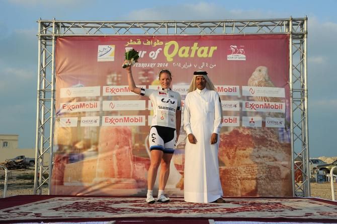 Kirsten Wild (Giant-Shimano) kept the points jersey