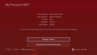 PS4 External HDD