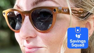 Ray-Ban Meta (Gen 2) glasses with Savings squad deal tag