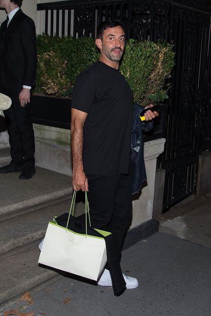 Riccardo Tisci surprised to have his picture taken