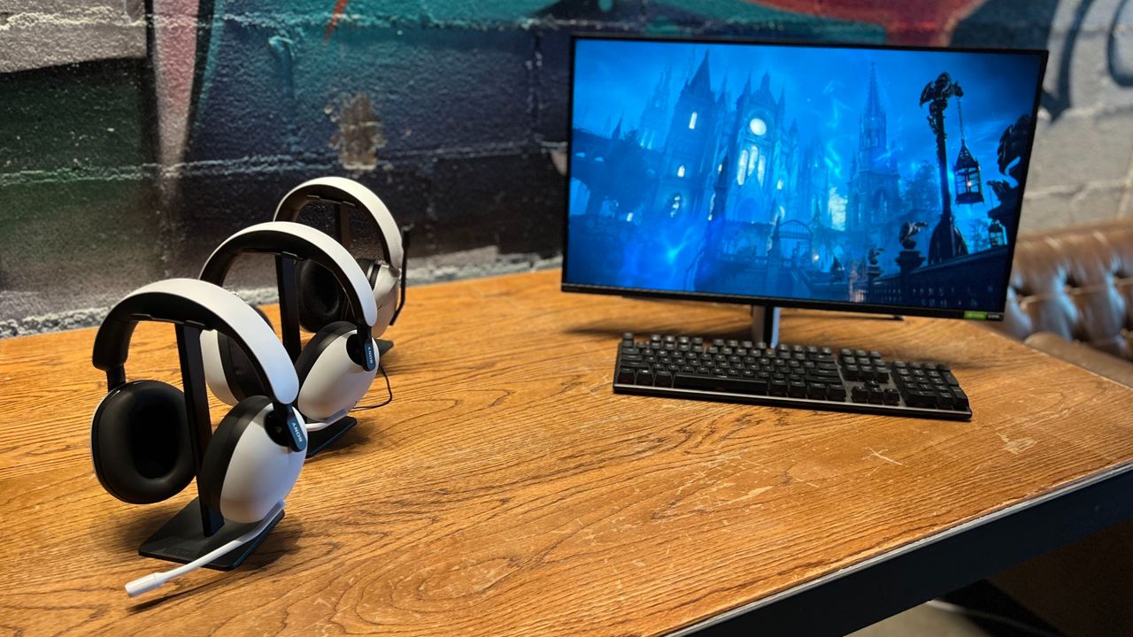Sony Inzone M9 Monitor on a desk.