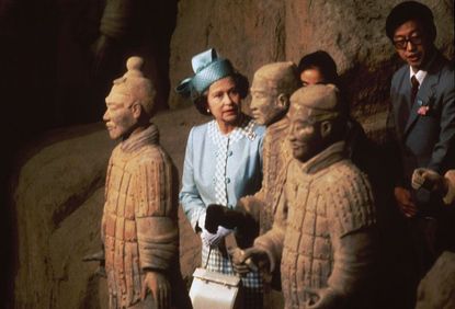 She was the first British monarch to visit China, in 1986.
