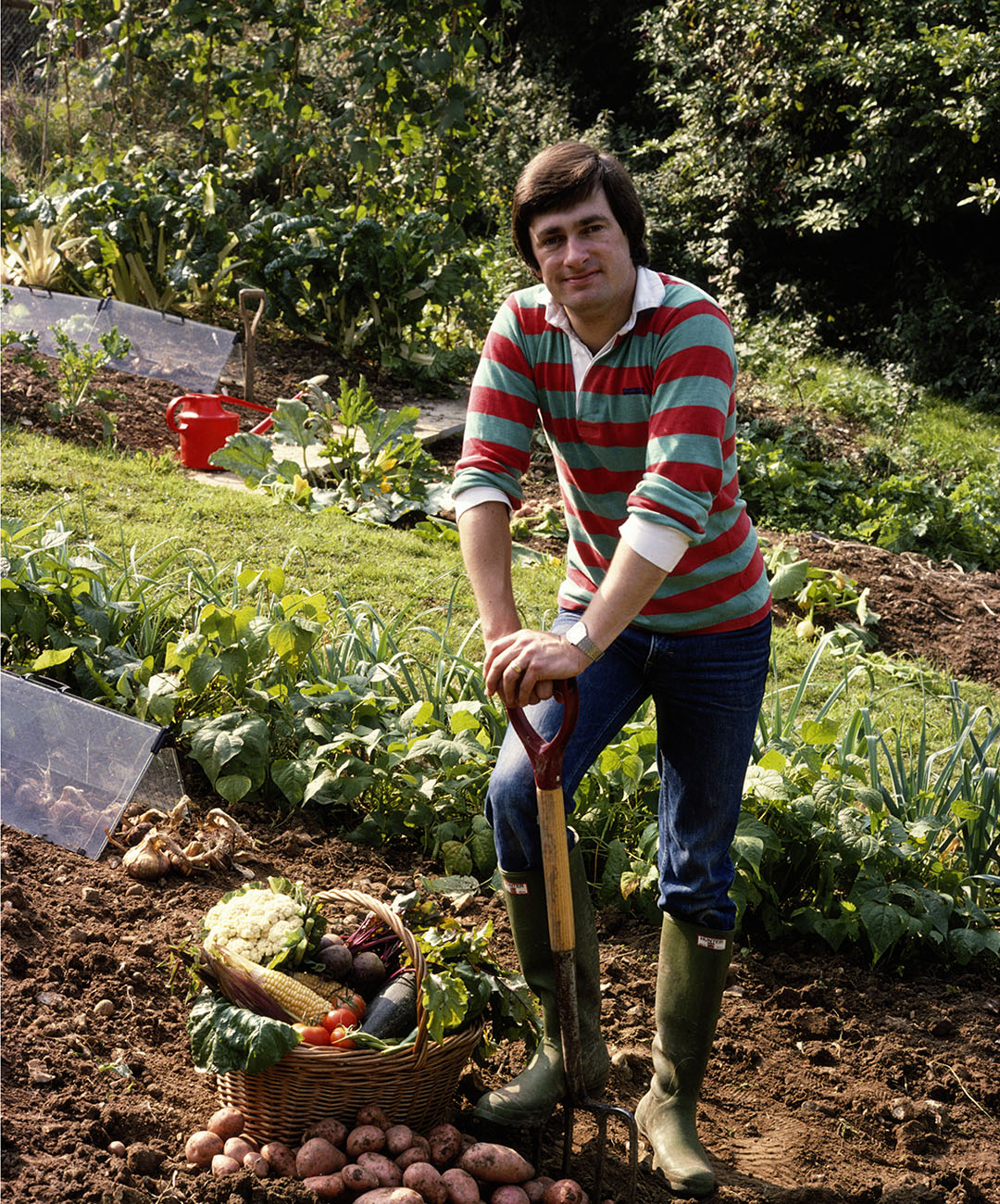 Alan Titchmarsh in 1983, the year he made his breakthrough on television.