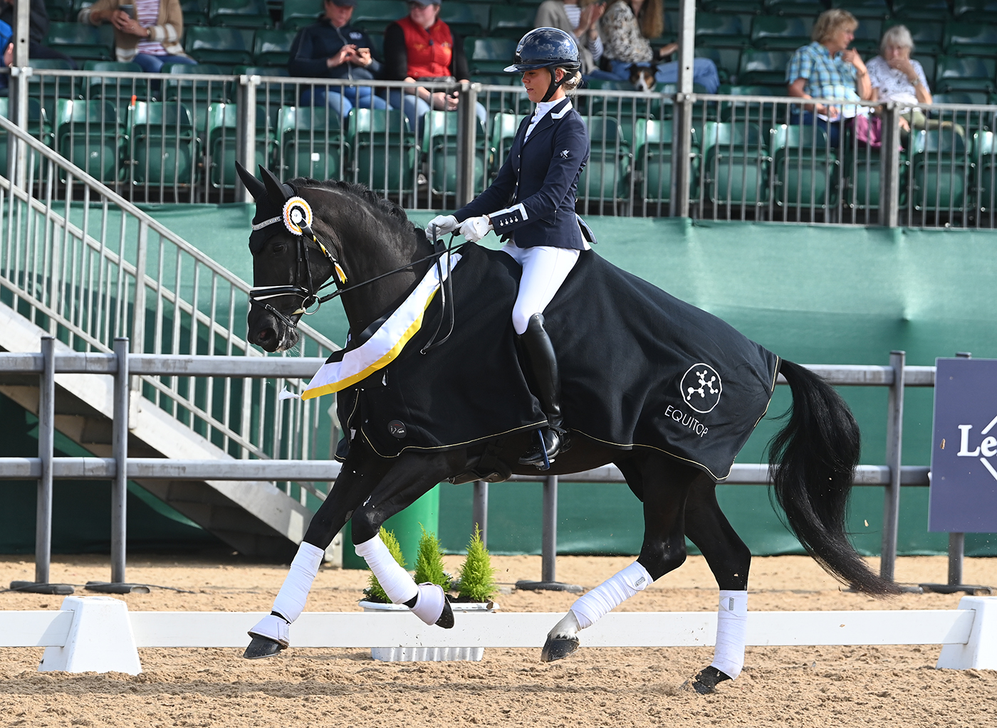 second rider at Headmore Stud, Georgie Nicholls, who won at the national championships aboard Woodcroft Kika Quina
