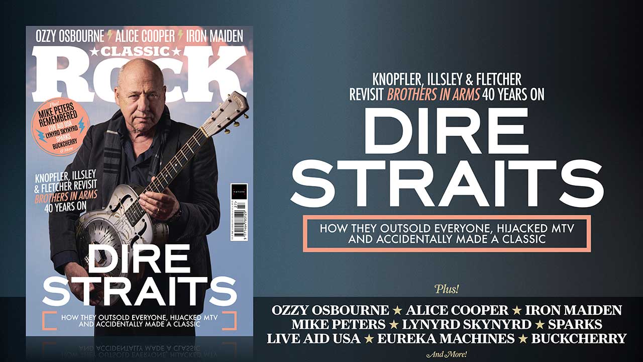 The cover of Classic Rock 342, featuring Mark Knopfler