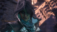 Dragon Age: The Veilguard screenshot featuring Neve, one of the companions