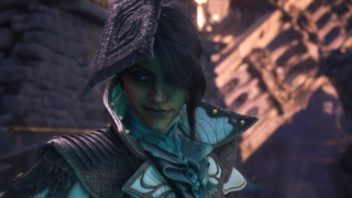 Dragon Age: The Veilguard screenshot featuring Neve, one of the companions