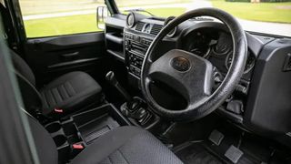 Car interior and dashboard