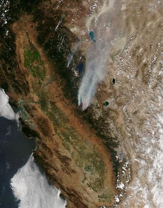 Rim Fire in California, Aug. 26, 2012