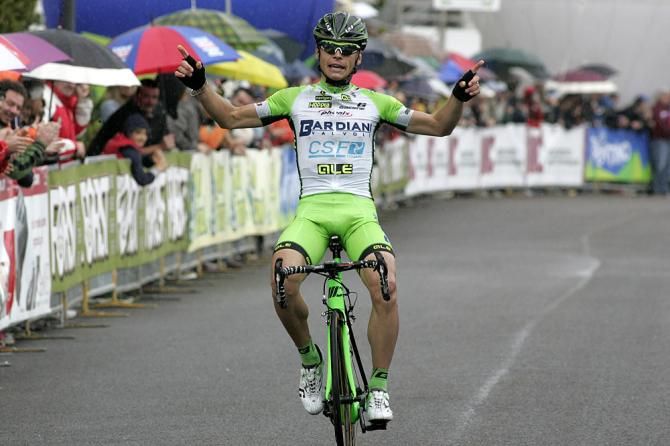Edoardo Zardini (Bardiani-CSF) won Stage 2 at the Giro del Trentino