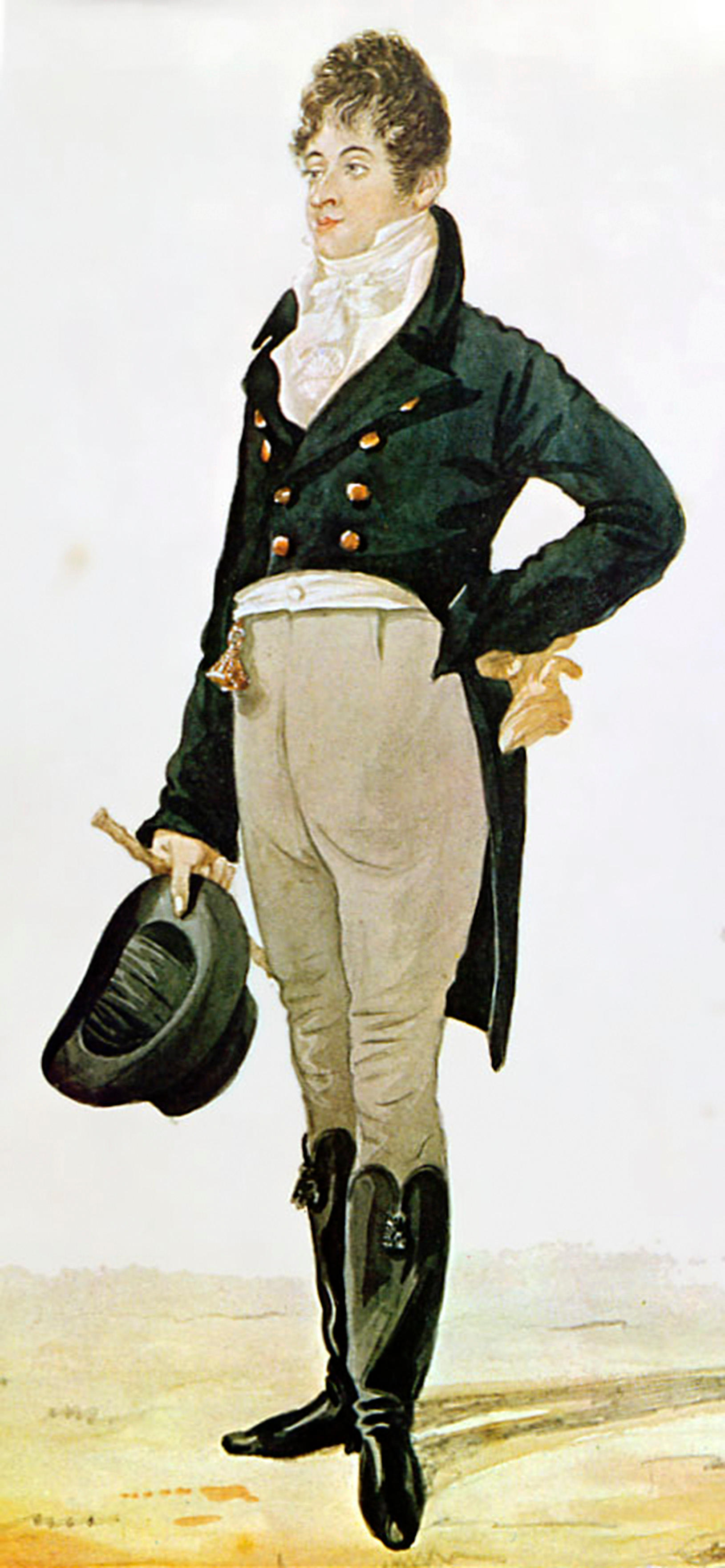 Illustration of Beau Brummell