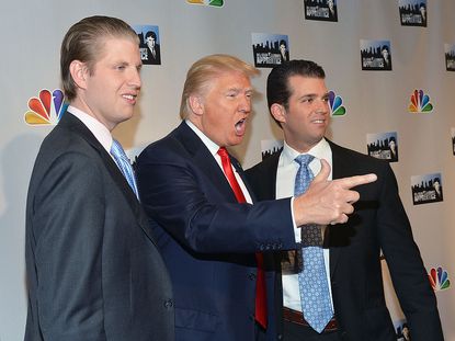 President Trump and his adult sons.