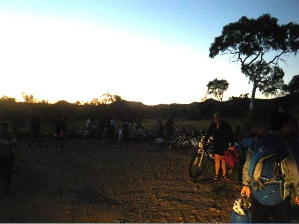 Dawn at the start of stage 4