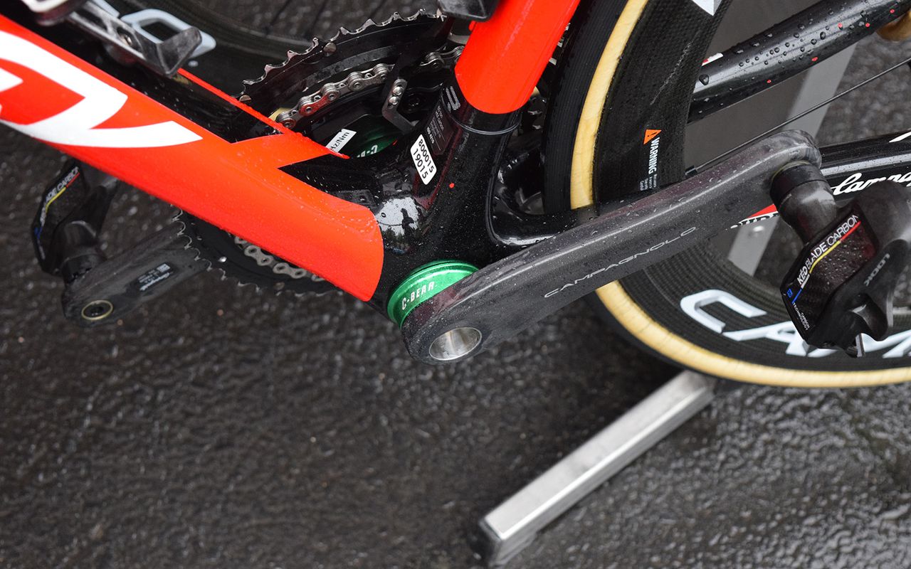 Belgian ceramic bearings specialist C-Bear provides the team with bottom brackets for their Ridley bikes