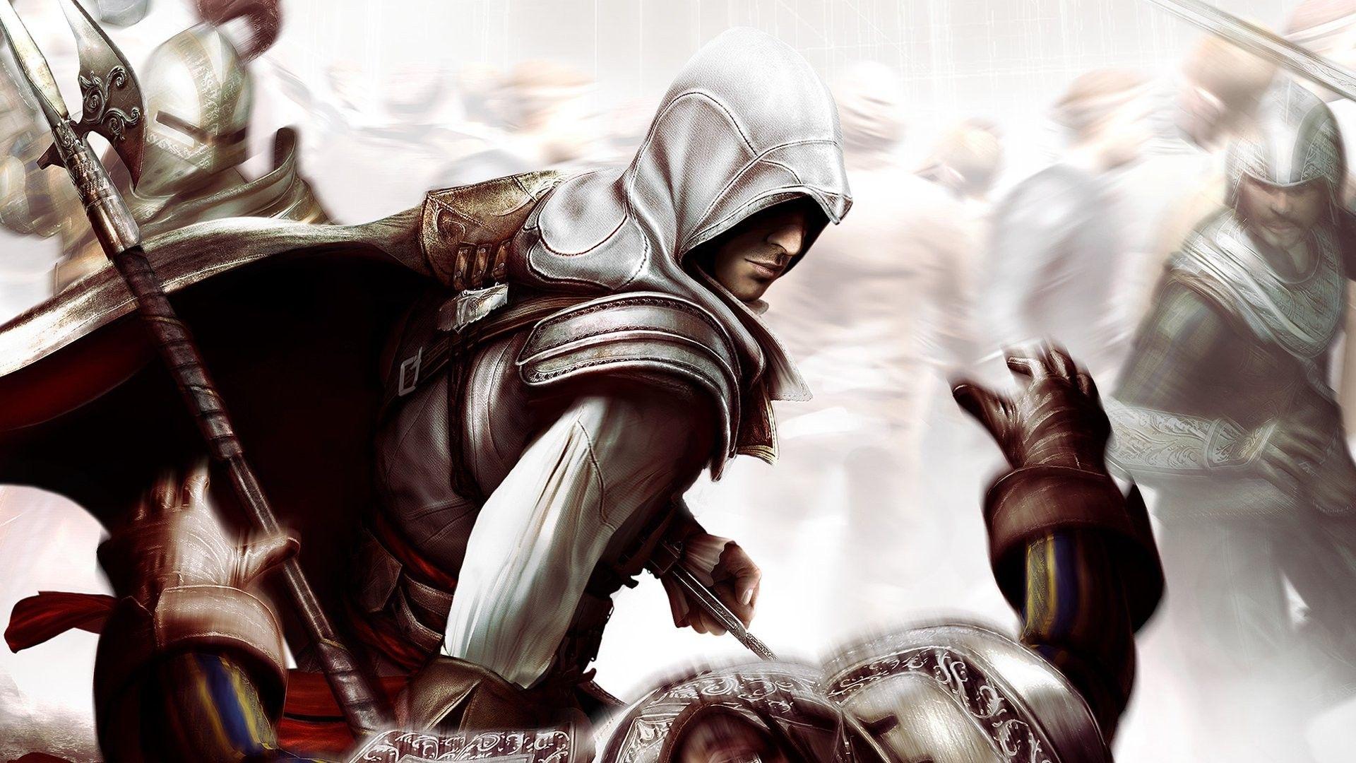 best Assassin's Creed games: Ezio Audiotore assassinating a person