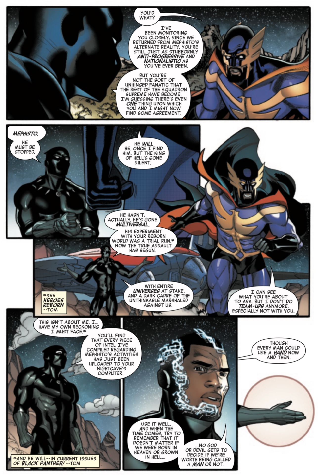 Nighthawk - 'Marvel's Batman' - joins the Avengers | GamesRadar+