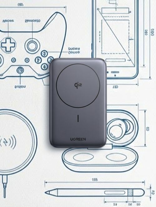 10,000mah Qi2 Magnetic Power Bank