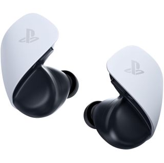 PlayStation Pulse Explore earbuds on a white background