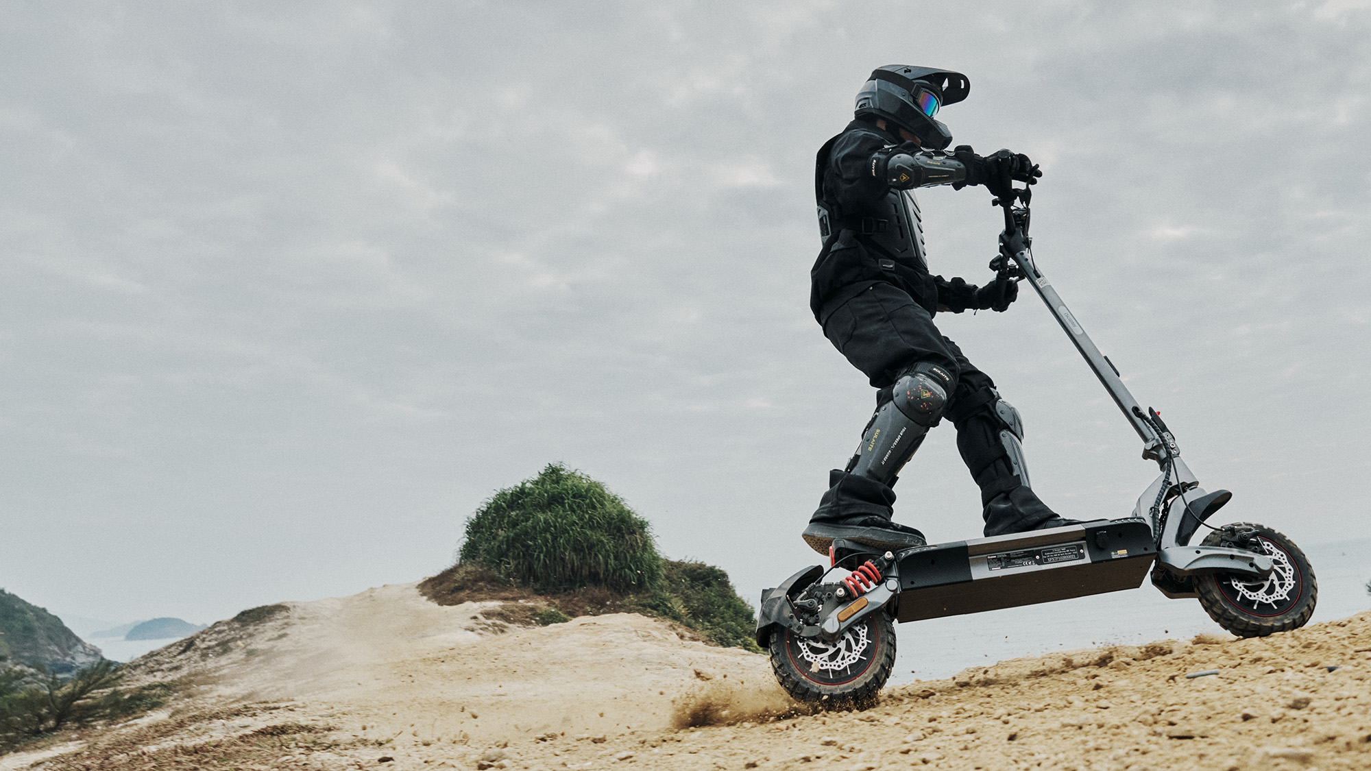 iScooter on dirt