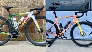 Unbound 2024 bike check: Two eye-catching custom Factor Ostro Gravels