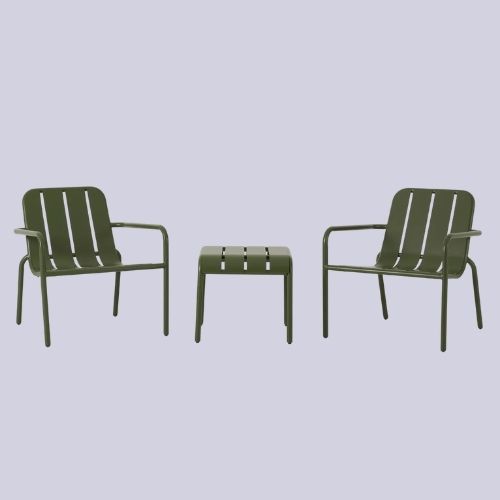 Swyft Home, Garden Chair Set 01 - Olive