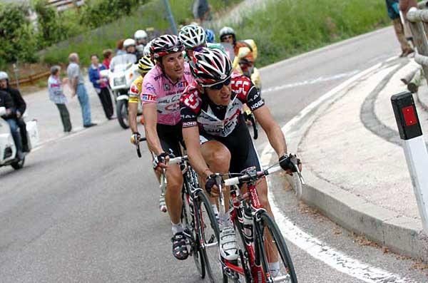 Carlos Sastre (CSC) worked hard for his man Basso again today