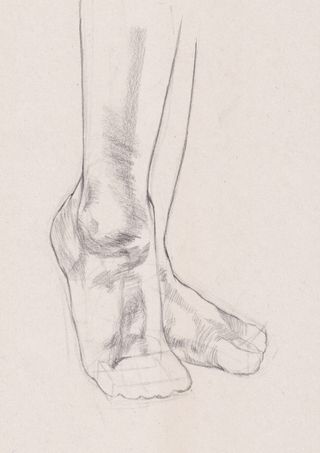 how to draw feet diagrams