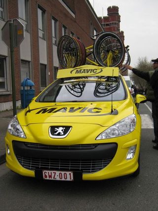 Mavic is providing the neutral service support at Flèche Wallonne