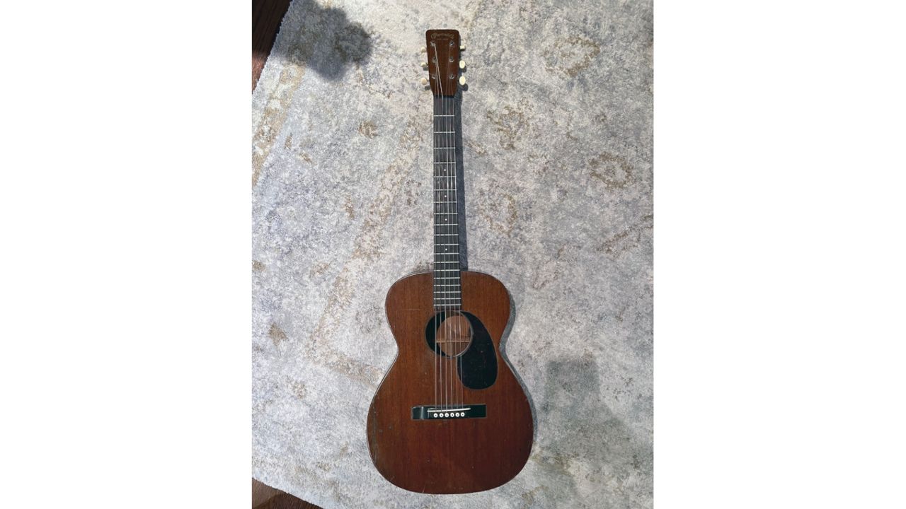 Pattengale strung this vintage Martin 0-15 with nylon strings and tuned it a half step above standard. &ldquo;That became my secret weapon for the studio,&rdquo; he says.