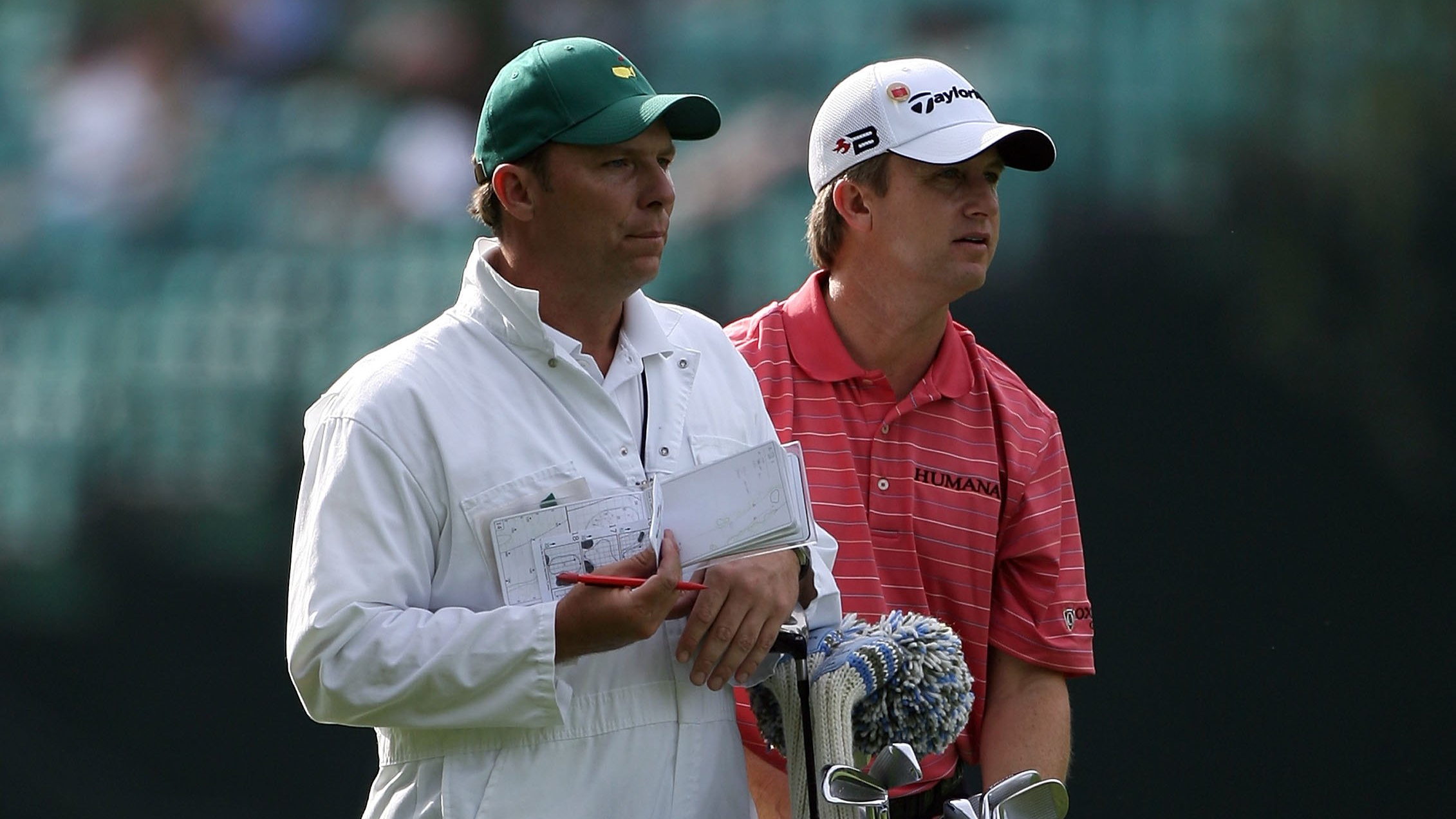William Lanier and David Toms at The Masters