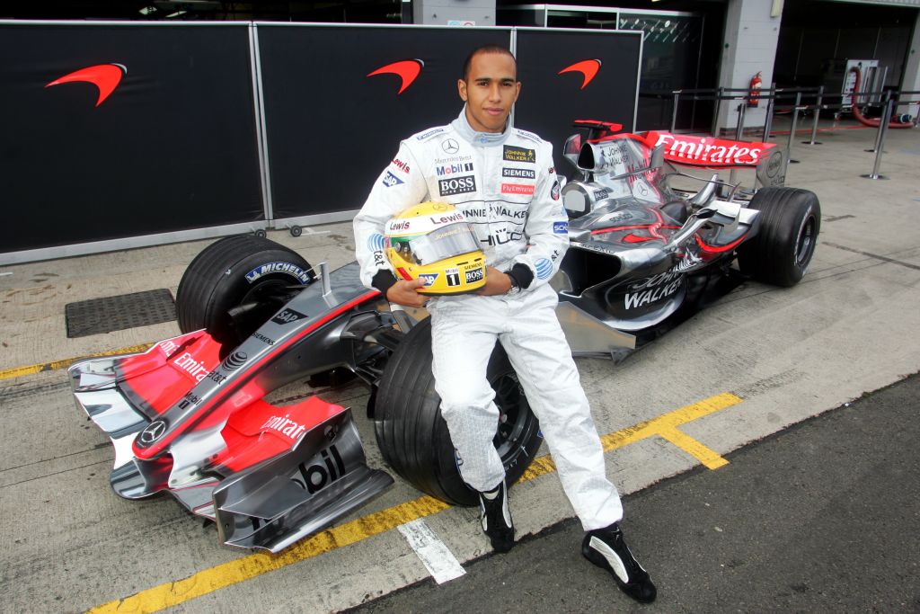 Lewis Hamilton with the McLaren MP4-21. Formula One Testing, Silverstone, England, 19 September 2006