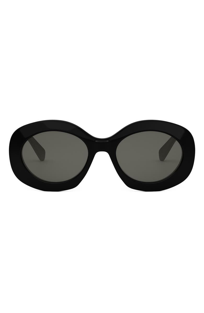 Triomphe 54mm Round Sunglasses