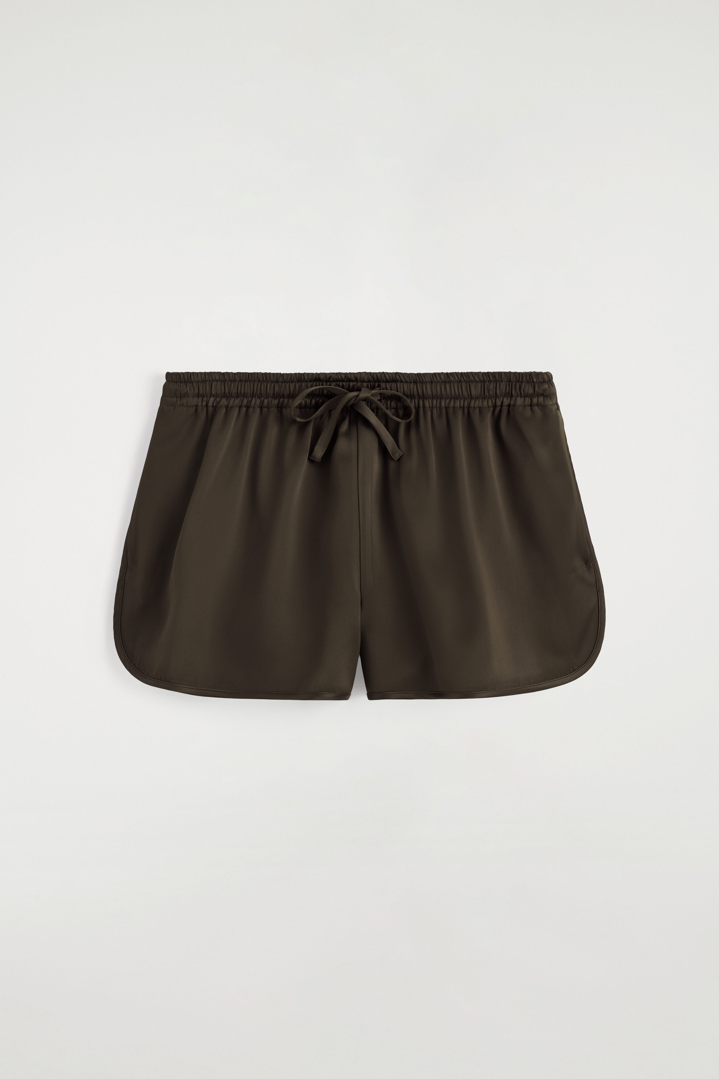 Satin Track Shorts