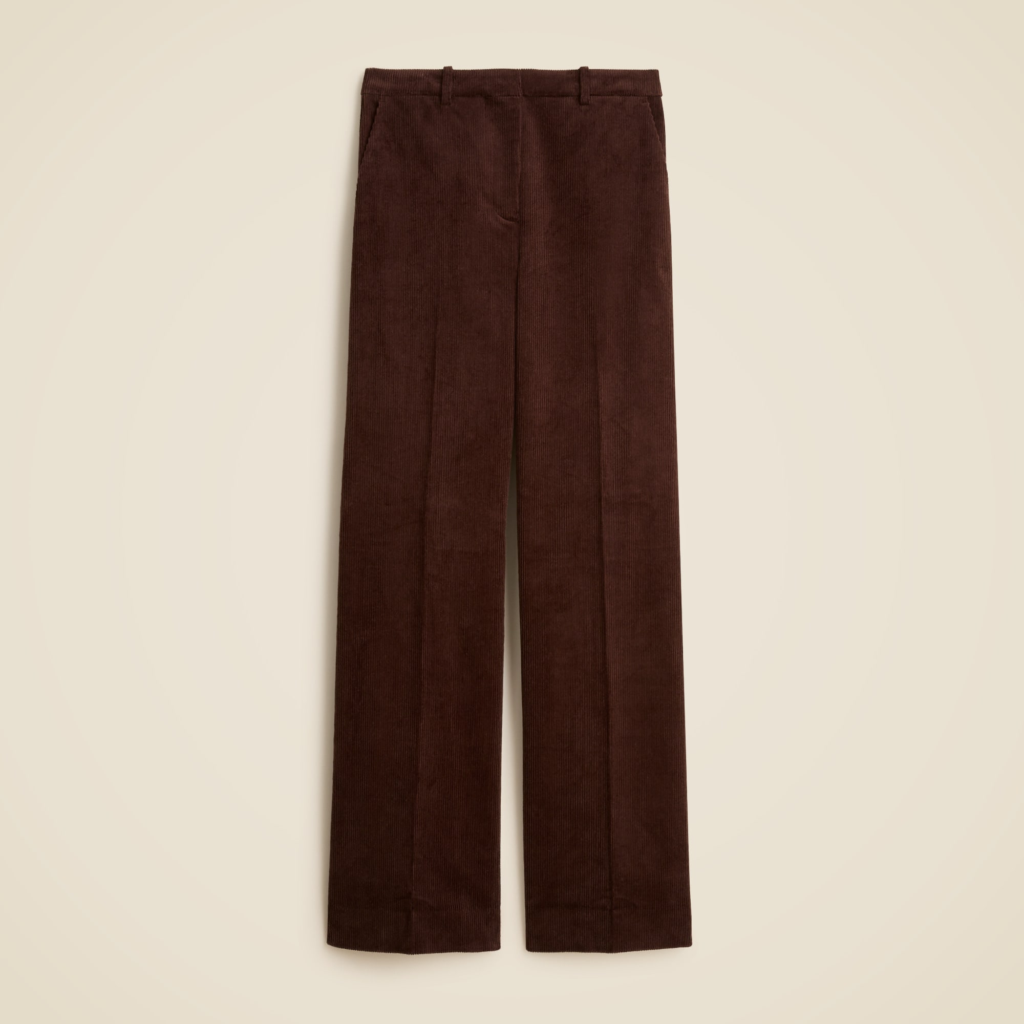 Wide-Leg Trouser in Stretch Corduroy